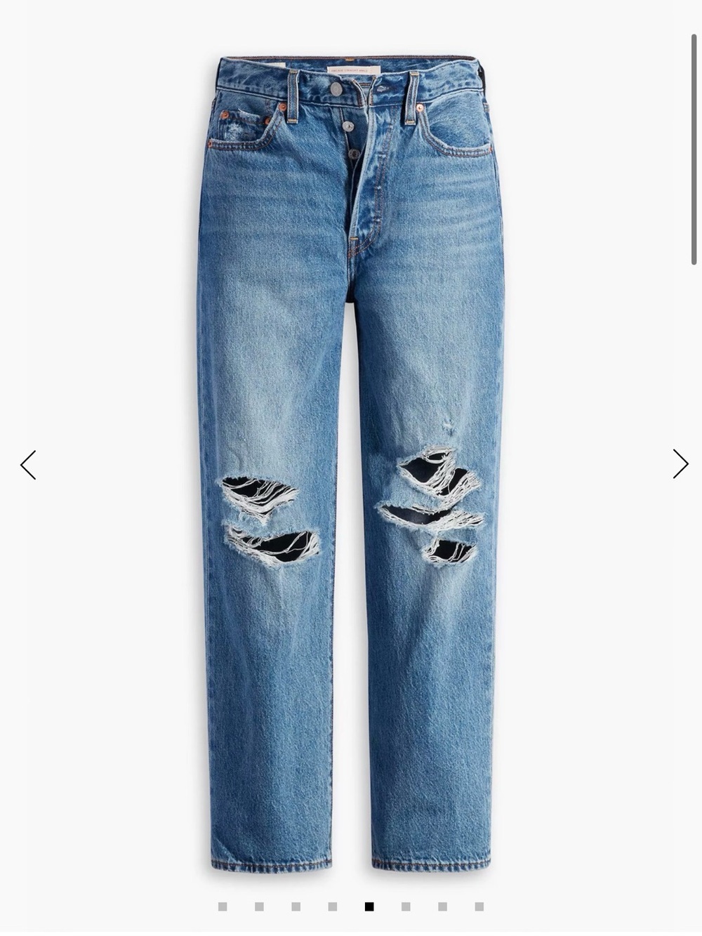 Levis Classic wedgie Distressed Women’s Jeans - Light Blue
